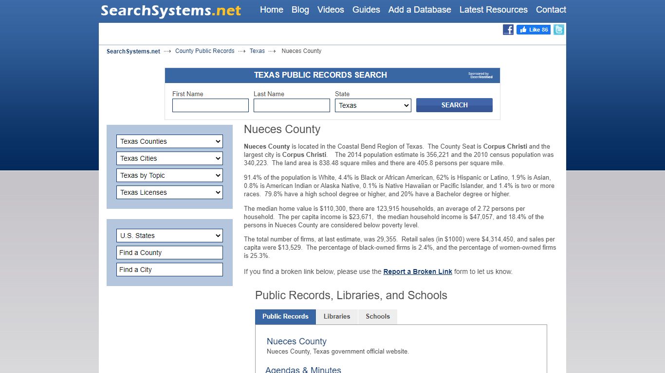 Nueces County Criminal and Public Records